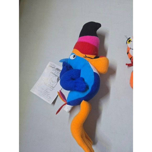 Kelloggs Breakfast Bunch Toucan Sam Tony the Tiger Dig Em Frogs Plush Toys - Picture 2 of 8